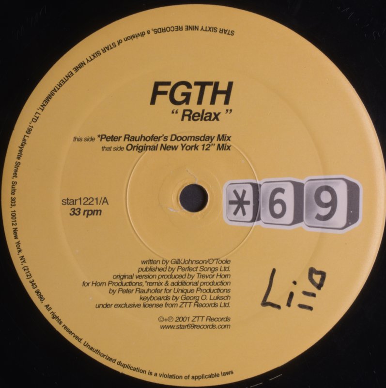 Frankie Goes To Hollywood — Relax (Remixes) - (Disc 1 of 2)
